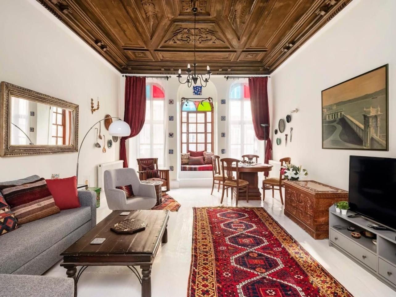 איסטמבול High Ceiling Authentic Historic Ottoman Home! #49 מראה חיצוני תמונה